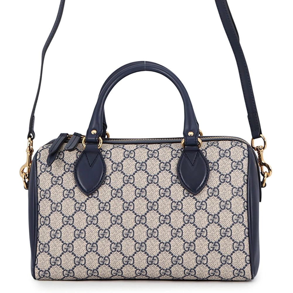 Gucci GG Supreme Leather Boston Bag Shoulder